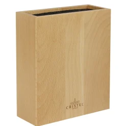 CRISTEL Bloc à couteaux rectangulaire en bois de hêtre Hot