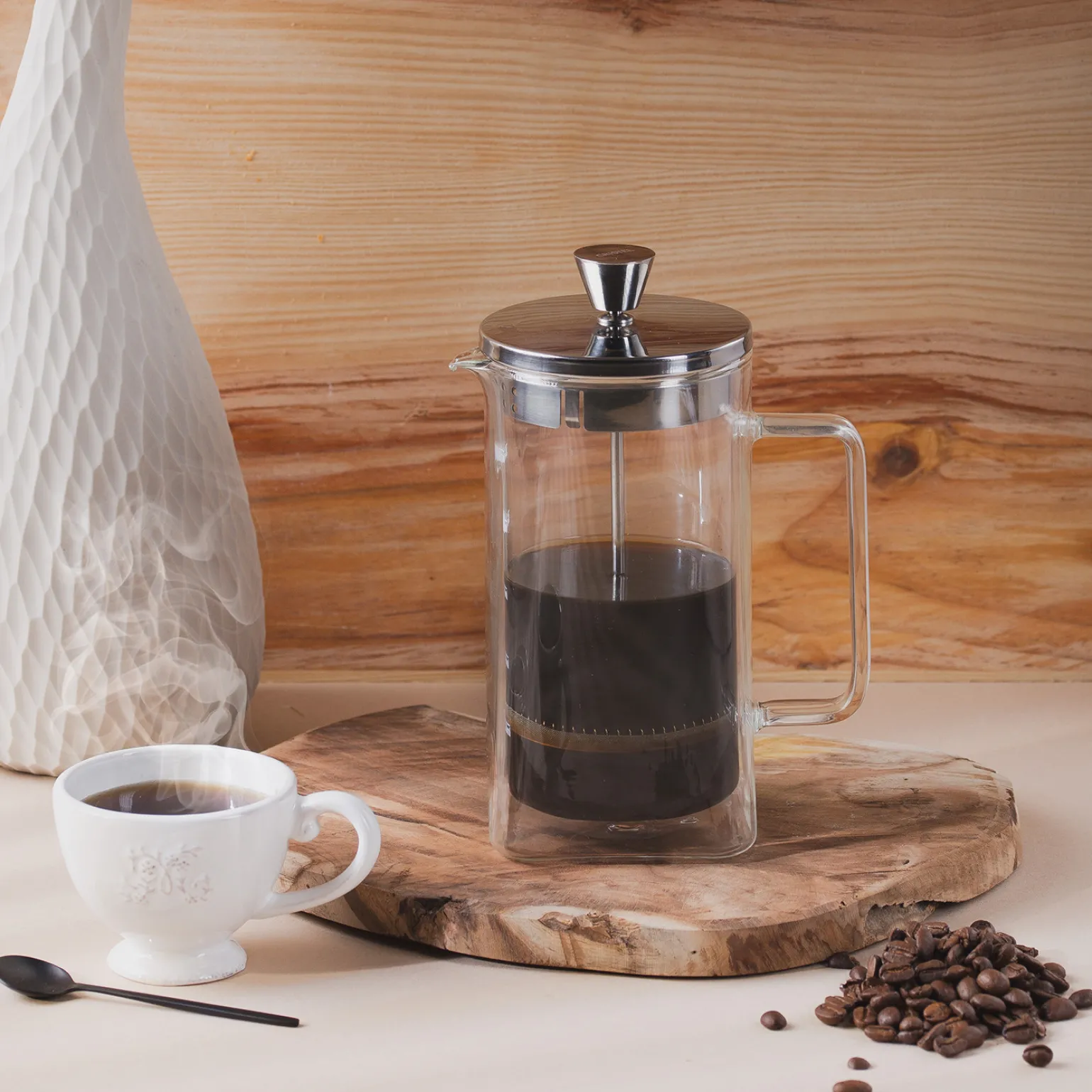 CRISTEL Cafetière à piston double paroi Robusta Outlet