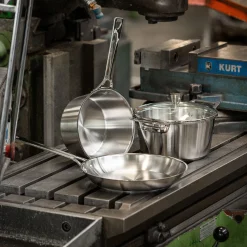CRISTEL Faitout inox brossé avec couvercle Outlet