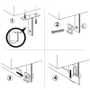 CRISTEL Kit de fixation sous placard Outlet