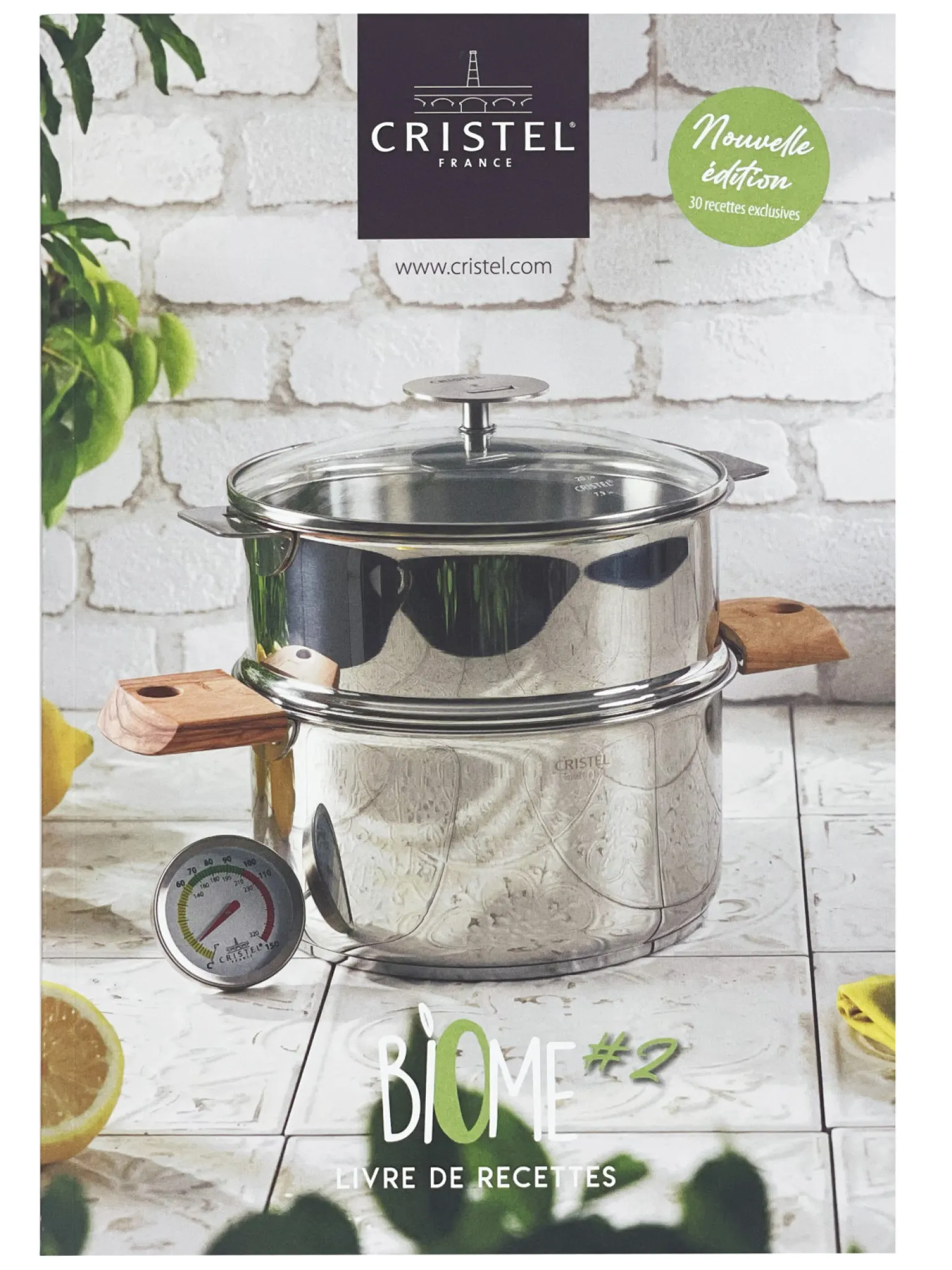 CRISTEL Livre de recettes Biome - seconde édition Flash Sale
