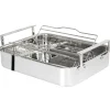 CRISTEL Plat à four inox 35 cm - avec accessoires Fashion