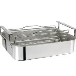 CRISTEL Plat à four inox 40 cm - avec accessoires Discount