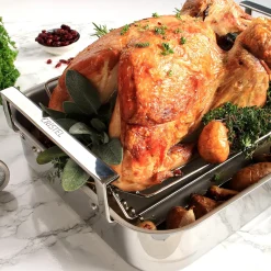 CRISTEL Plat à four inox 40 cm - avec accessoires Discount