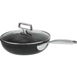CRISTEL Sauteuse aluminium à poignée fixe avec couvercle Fashion