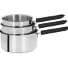 CRISTEL Set de 3 casseroles inox Outlet