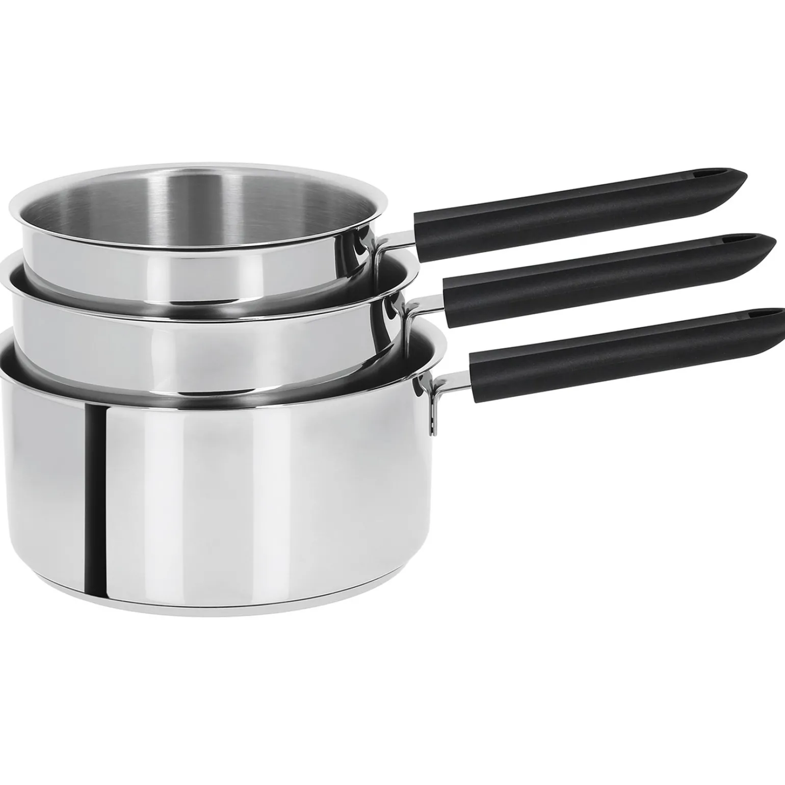 CRISTEL Set de 3 casseroles inox Outlet